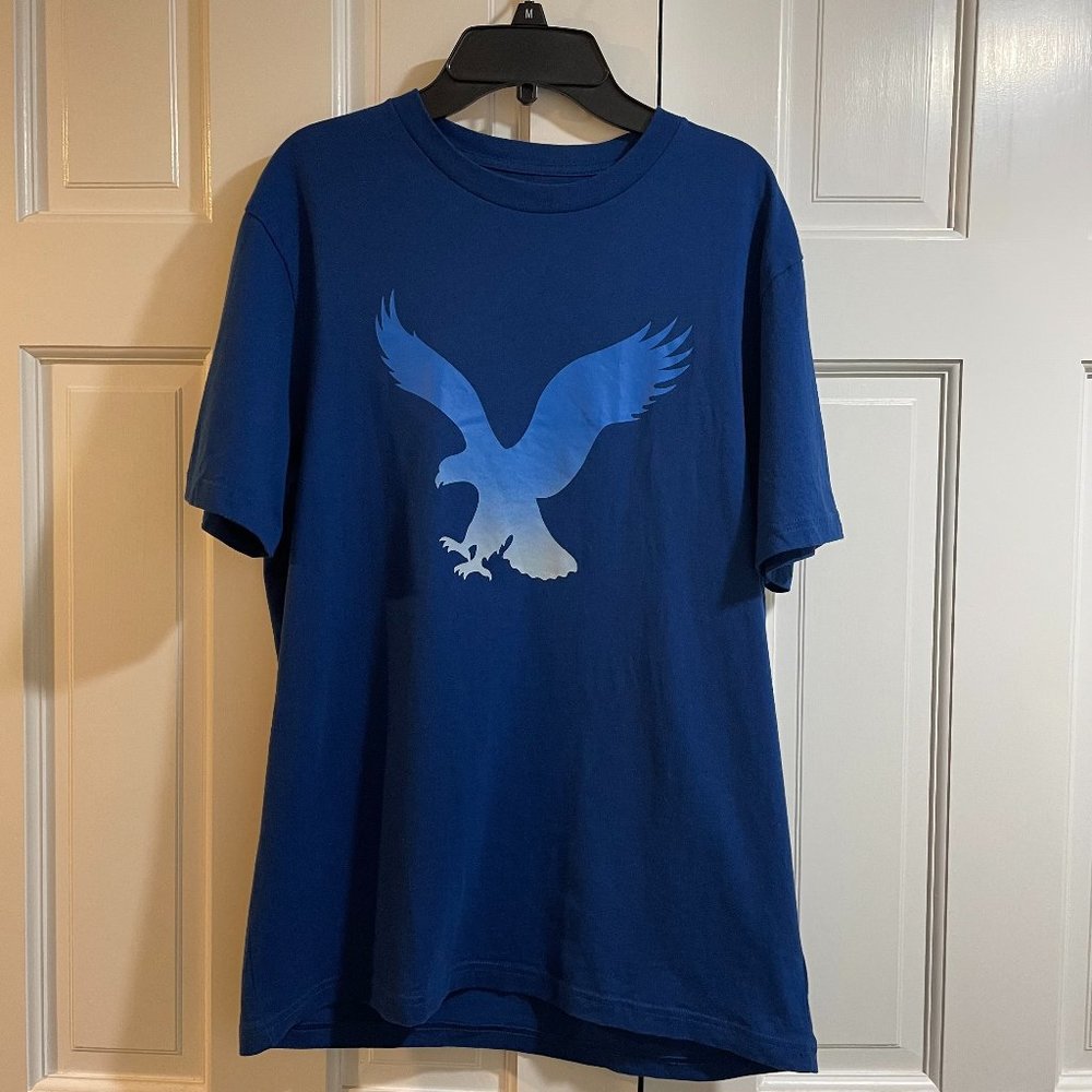 American Eagle Outfitters Blue Logo T-Shirt